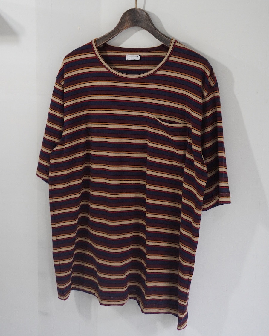 MAATEE&SONS (�ޡ��ƥ�������ɥ���) | S/S BORDER POCKET TEE "BANS"