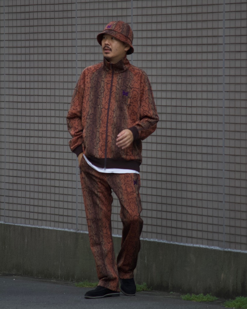 NEEDLES(�ˡ��ɥ륺) | Bermuda Hat - Poly Jacquard (�Хߥ塼���ϥå�-�ݥꥸ�㥬����) - Python