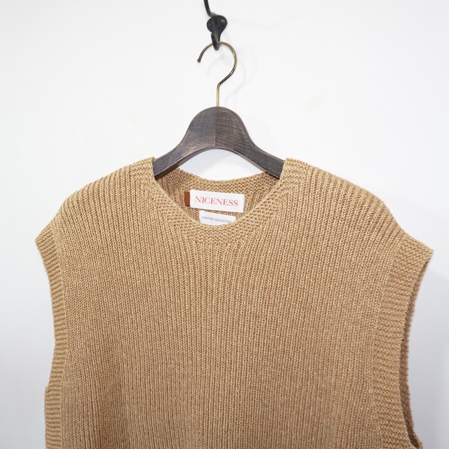 NICENESS ナイスネス WALTER / ワイルドシルクボアベスト 【公式通販】