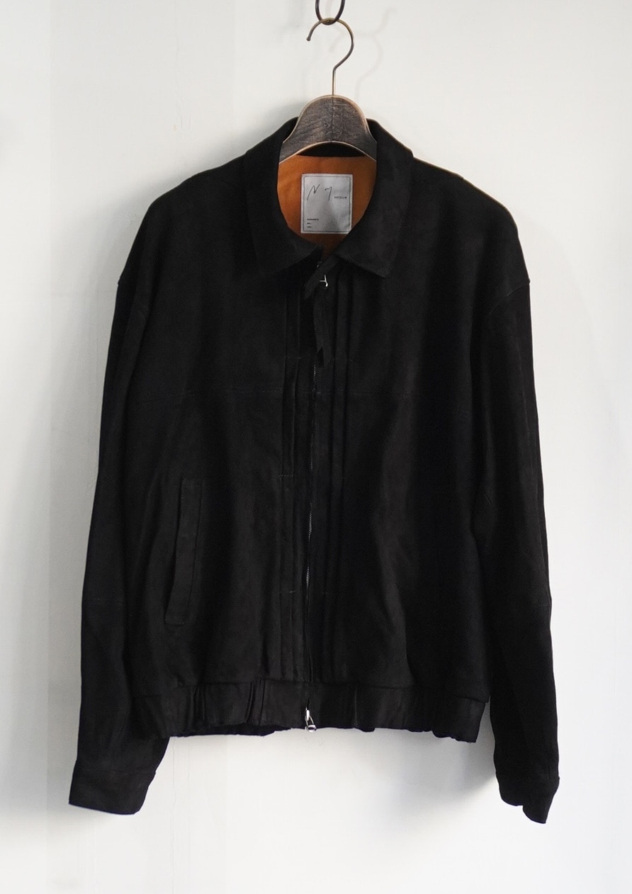 ANCELLM (���󥻥��) | GEEP TUCK JACKET | BLACK