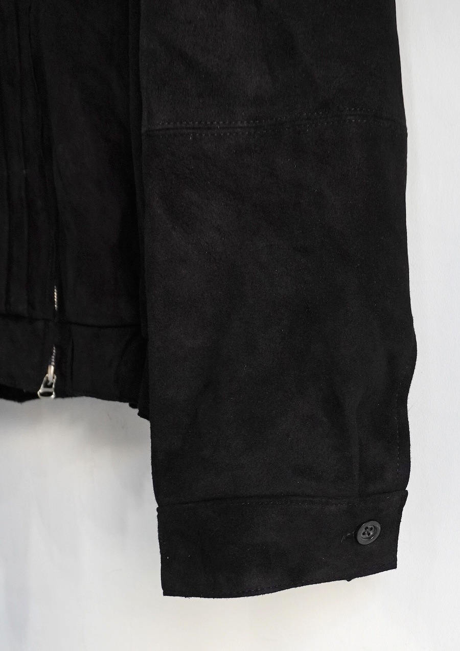 ANCELLM (���󥻥��) | GEEP TUCK JACKET | BLACK