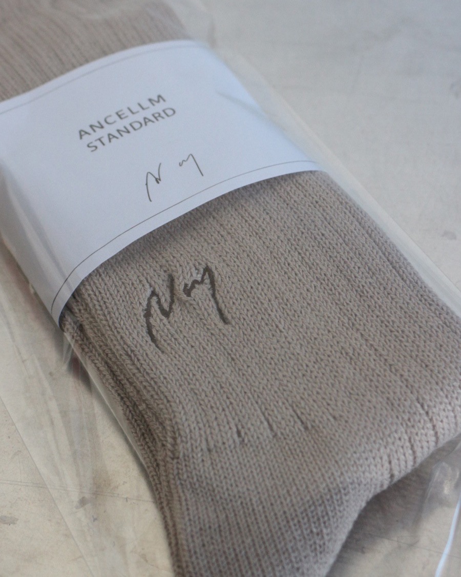 ANCELLM (���󥻥��) | LOOSE SOCKS  - BEIGE , PURPLE , RED