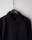 FRANK LEDER (�ե�󥯥꡼����) | BAVARIAN LODEN WOOL PLAIN SHIRT (�С��Хꥢ������ǥ󥦡���ץ졼�󥷥��) - BLACK