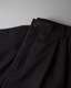 FRANK LEDER (�ե�󥯥꡼����) | BARVARIAN LODEN WOOL 2 TUCK TROUSERS (�С��Хꥢ������ǥ󥦡��룲���å��ȥ饦����) - BLACK