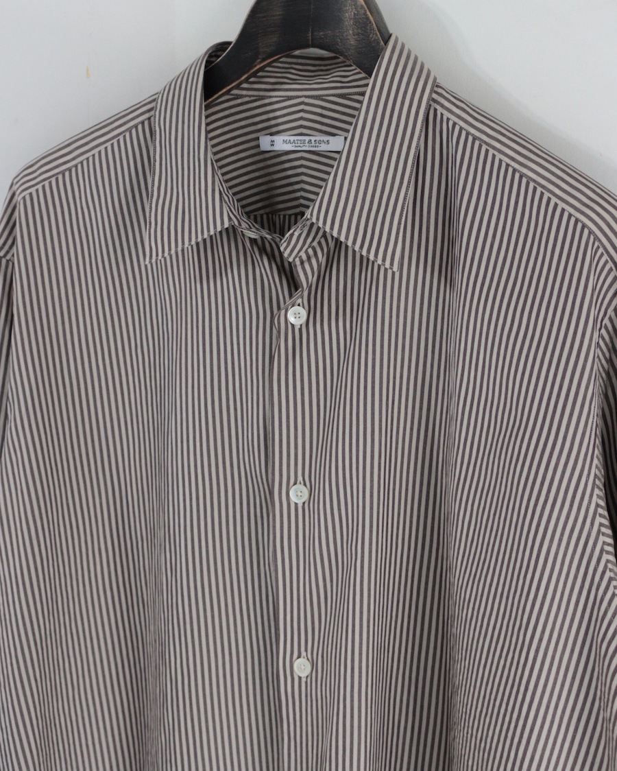 MAATEE&SONS (�ޡ��ƥ�������ɥ���) | FAT CHARLES (�ե��åȥ��㡼�륺 ) - C/24 BORDEAUX STRIPE