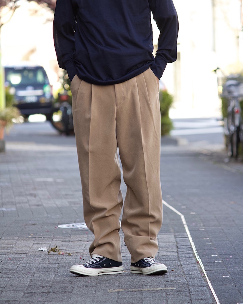 MAATEE&SONS (�ޡ��ƥ�������ɥ���) | ��CHINO SILK (������ ���륯) - BROWN