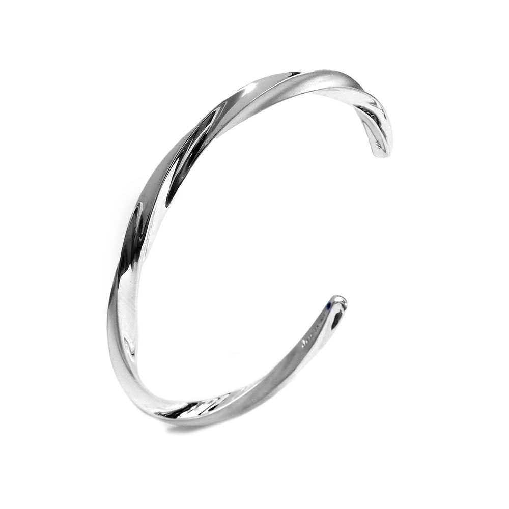 単品【ブルーダイヤモンド】ツイストデザイン シルバー925 close to me アクセサリー