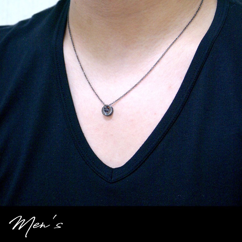 【単品】ネックレス ダンシングストーン【メンズ】 ダンシング スーパーCZ close to me ペアアクセサリー
