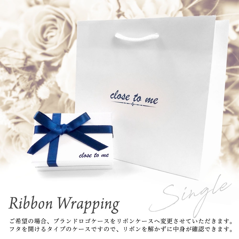 単品 リング  重ねてハート ブラック シルバー925 close to me