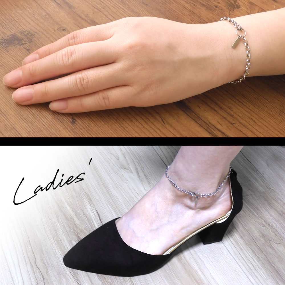 オーバルリンク アンクレット ペアアクセサリー専門店｜LOVER'S高品質