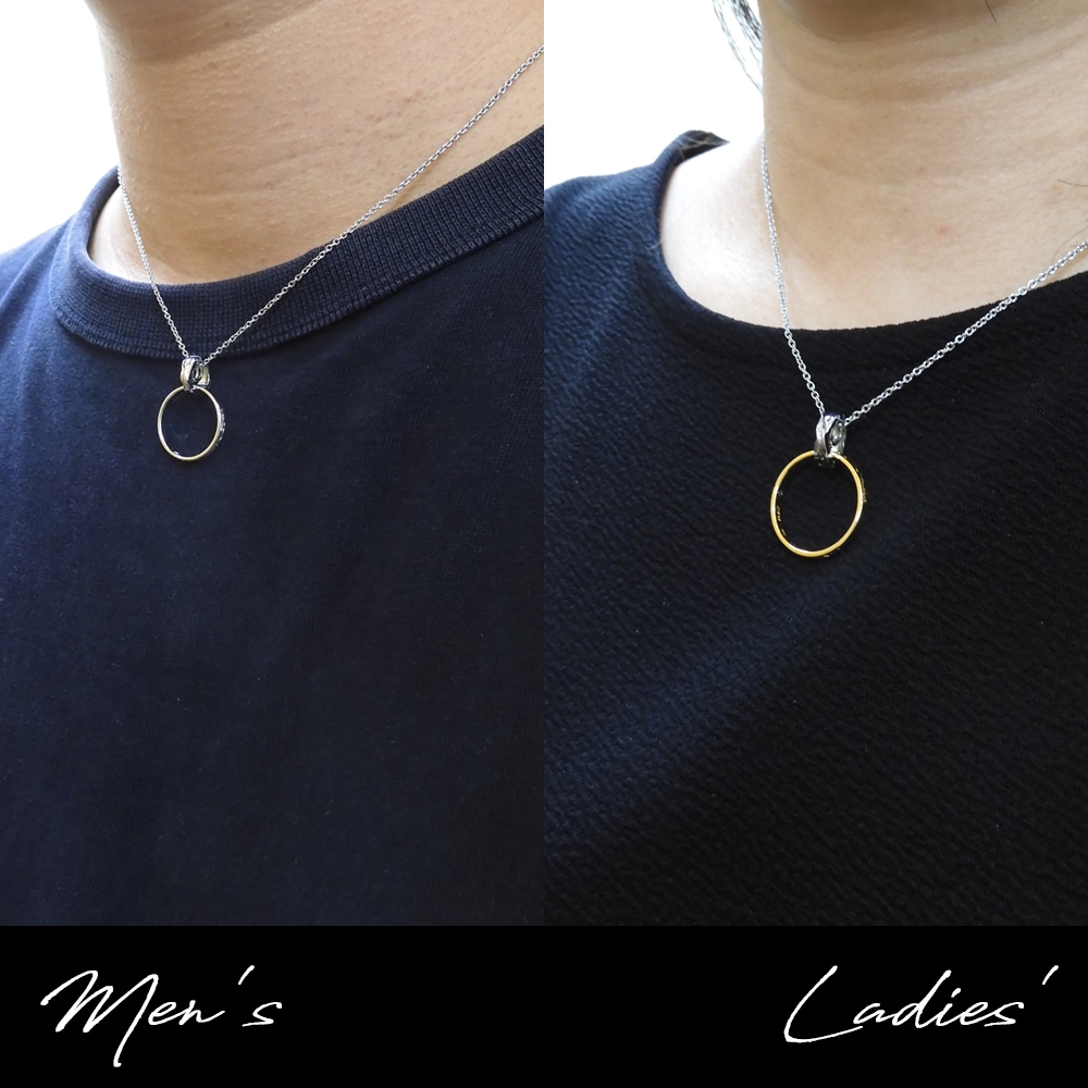 チェーン付き リングホルダー close to me リング型 ティアドロップ 指輪用 金属アレルギー対応 サージカルステンレス