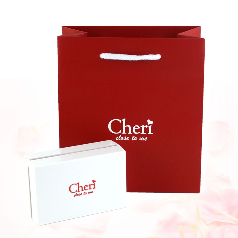 レディースネックレス 【バーネックレス】 モチーフ ペンダント キュービックジルコニア シルバー925 Cheri