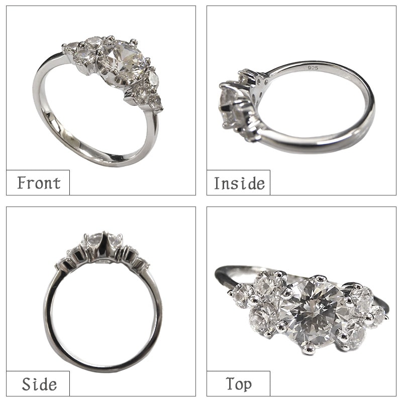 スーパーキュービックジルコニア 大粒 ファッションリング シルバー925 プレゼント ギフト プレゼント レディース Cheri シェリ SR37-004