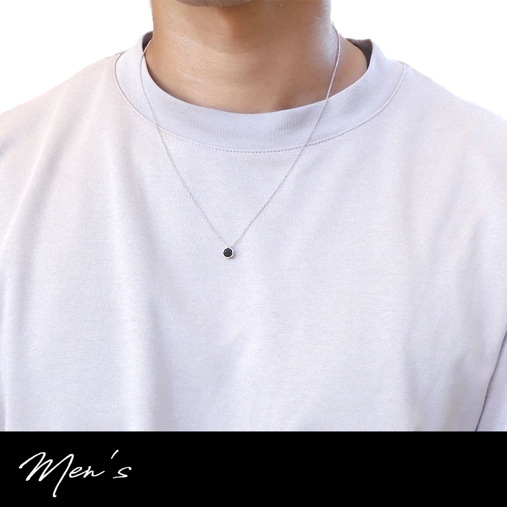 ペアネックレス 一粒ペンダント【特別限定】フラワーBOX ダイヤのような輝き CZ close to me  ペアアクセサリー