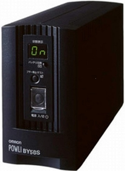 オムロン UPS 無停電電源装置 BY50S ( 500VA 300W 5.5A/6.5A 小型 軽量 正弦波出力 NEMA 5-15R×4個 自然空冷 約4.5kg)