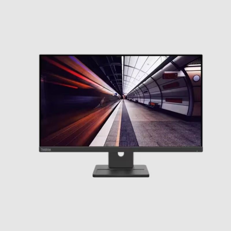 Lenovo レノボ モニター ディスプレイ ThinkVision E24-30 63EDMAR2JP (23.8型 IPS FHD 非光沢 DP VGA HDMI チルト スイベル ピボット 昇降 スピーカー VESA) ブラック