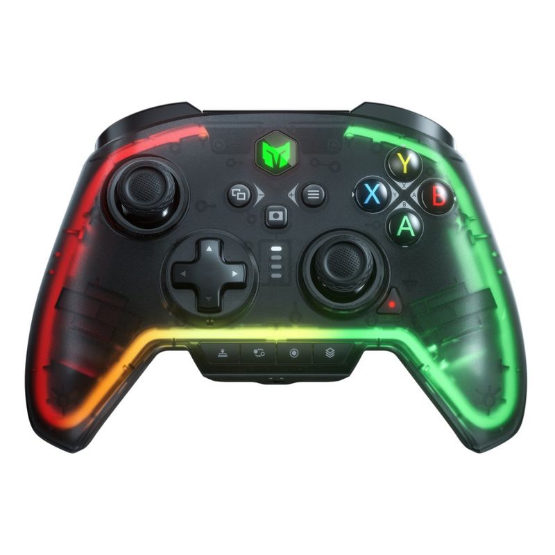 BIGBIG WON RAINBOW2 Pro 無線 有線ゲームコントローラー (Switch Windows PC iPhone Android Bluetooth 2.4GHz USB-C ターボ  マクロ イヤホンジャック ジャイロ 1年間保証)