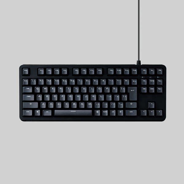 ELECOM エレコム メカニカルゲーミングキーボード TK-GK20CBK ( USB-A Windows 日本語配列 90キー メカニカル テンキーなし ) ブラック