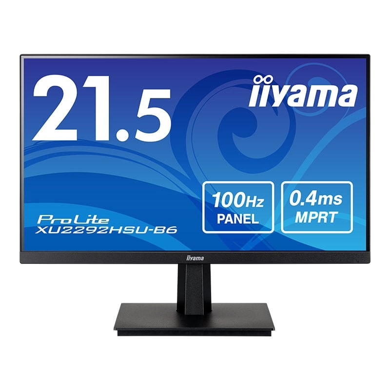 iiyama イイヤマ モニター ディスプレイ ProLite XU2292HSU-B6 ( 21.5型 フルHD 非光沢 IPS DisplayPort HDMI チルト調節 内臓スピーカー VESA 3年間保証 ) ブラック