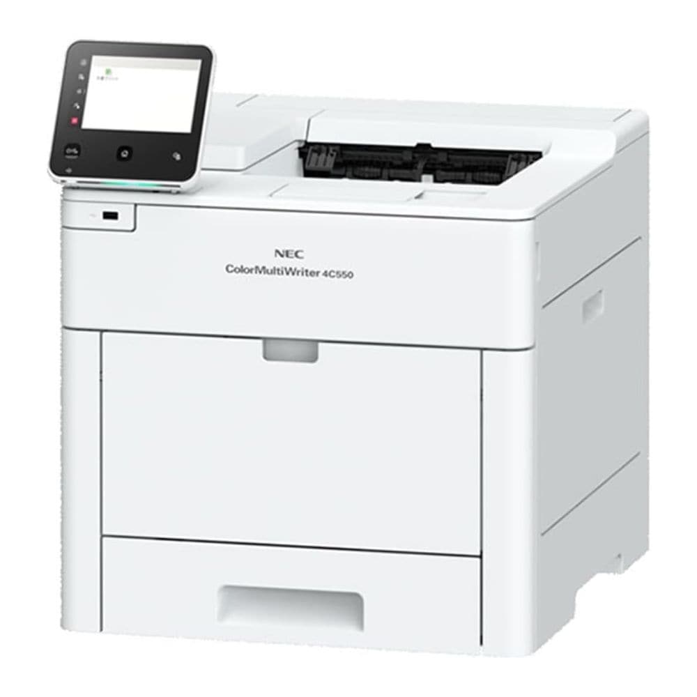 NEC A4カラーページプリンタ Color MultiWriter 4C550 PR-L4C550 ( LED乾式電子写真方式 ARM Dual Core 1.3GHz 4GB 3.6GB 有線LAN Wi-Fi USB モバイルアプリ対応 )
