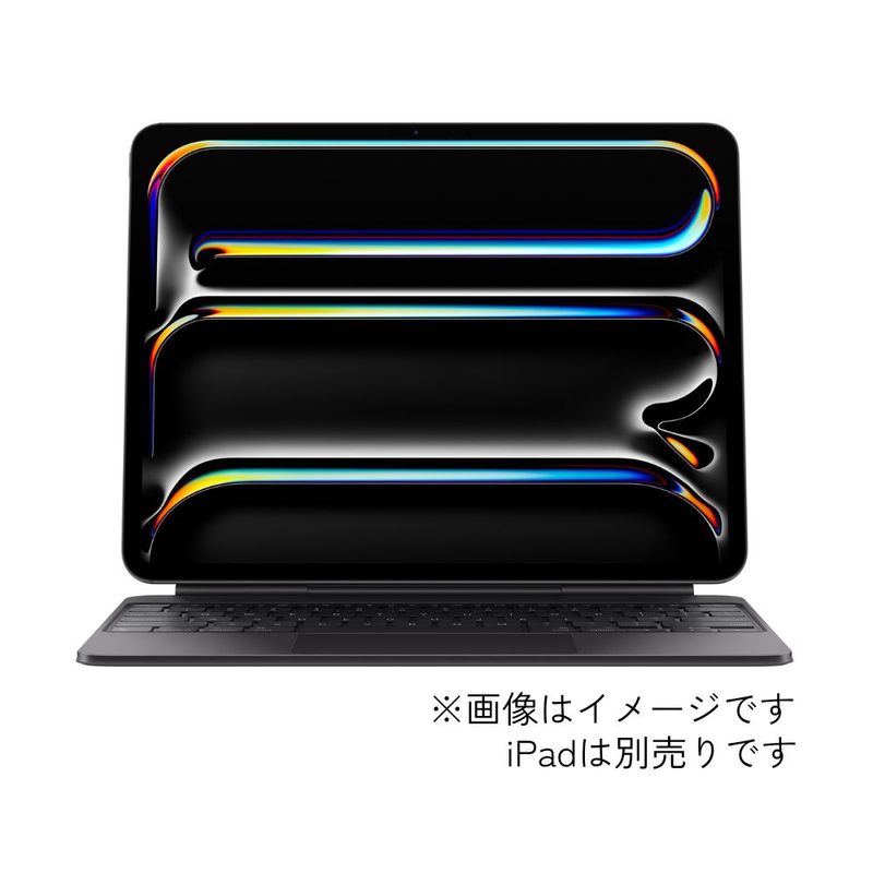 Apple アップル キーボード Magic Keyboard 英語(US) 13インチ iPad Pro (M4) 用 ブラック MWR53LL/A 国内正規品