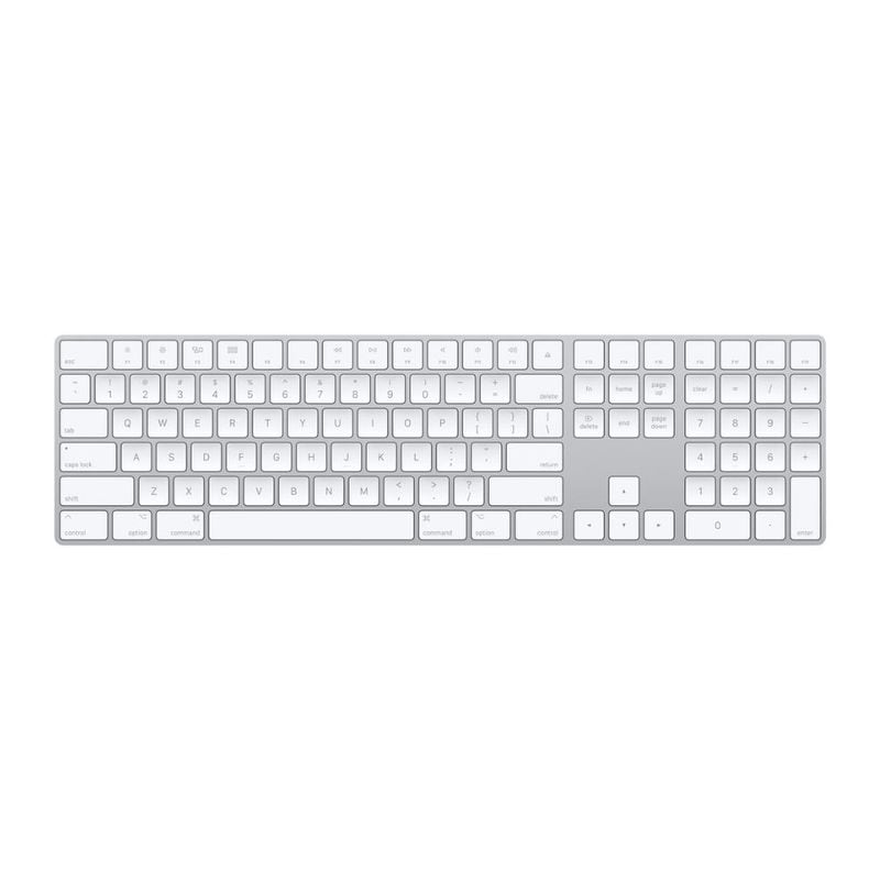 Apple アップル キーボード Magic Keyboard 英語 (US) テンキーつき Lightning - USB-A MXCJ3LL/A 国内正規品