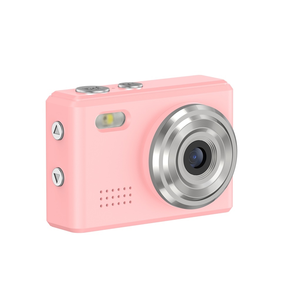 SAC CONNECT MINIカメラ SMC01-PK ( 約100万画素 CMOSセンサー 固定焦点 0.96インチ液晶画面 microSD対応 動画撮影 レトロモード 小型デジタルカメラ) ピンク