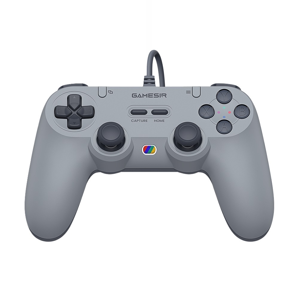 GameSir Tegenaria Lite Gray 有線 ゲームコントローラー ( Switch Switch2 Windows PC Android iOS 左右対称 メンブレン ターボ マクロ マッピング バイブレーションあり 1年間保証 )