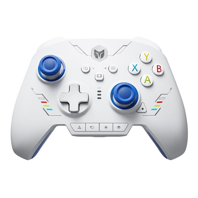 BIGBIG WON ビッグビッグウォン RAINBOW2 SE Blue 無線 有線 ゲームコントローラー ( Switch iPhone Andoroid Windows10 11 Bluetooth 2.4GHz USB-A ターボ マクロ ジャイロ ) ブルー