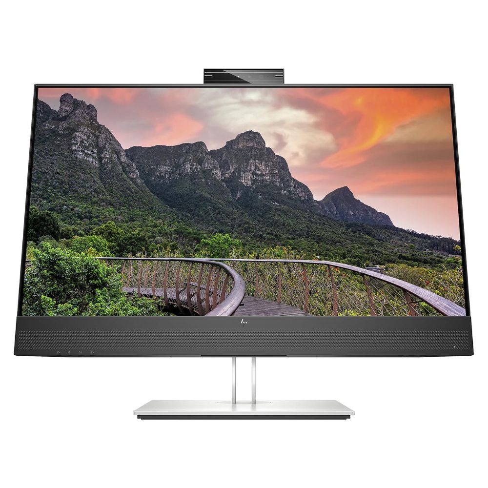 HP 会議用モニター ディスプレイ E27m G4 USB-C 40Z29AA#ABJ ( 27型 QHD 非光沢 HDMI DisplayPort チルト ピボット スウィーベル 高さ調整 Webカメラ 有線LAN Vesa 内蔵スピーカー 3年間保証 )