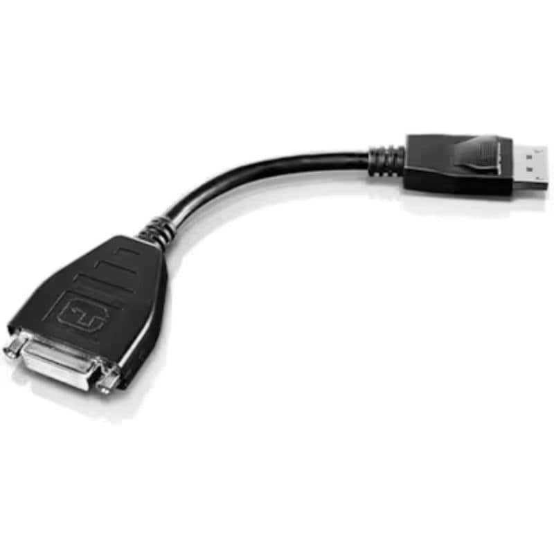 レノボ・ジャパン 映像変換アダプタ 45J7915 [DisplayPort DVI] ブラック  ［DVI⇔DisplayPort /0.2m］