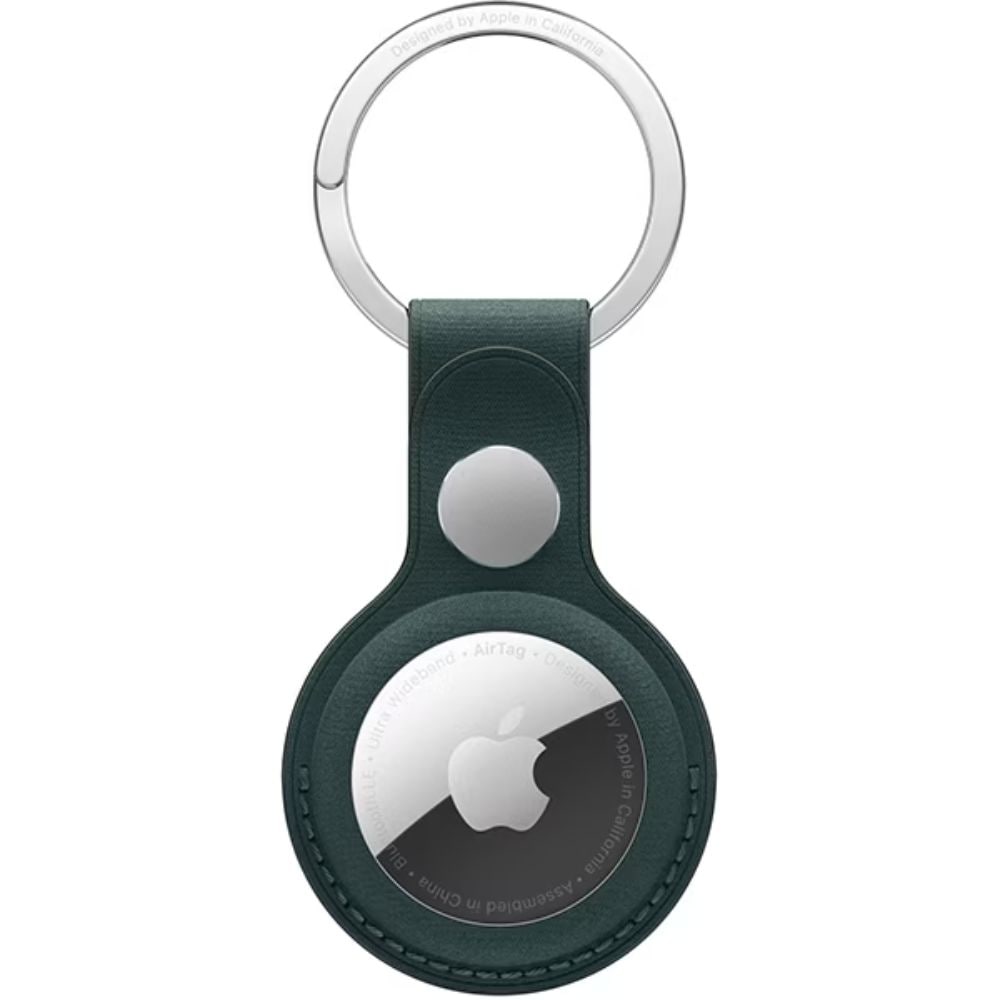 Apple アップル AirTag ファインウーブン キーリング  ケース キーホルダー ダークグリーン MA7J4FE/A 国内正規品