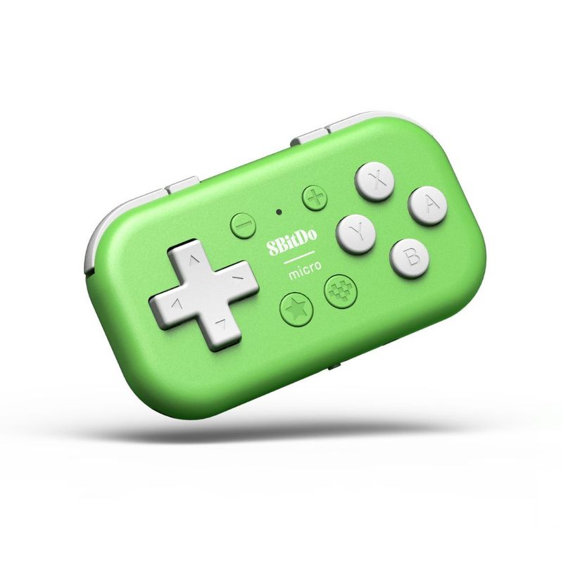 8BitDo Micro Bluetooth Green 無線 有線 ゲームコントローラー ( Windows PC iPadOS Android iOS Bluetooth USB端子)