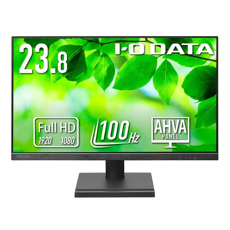 I-O DATA アイ・オー・データ モニター ディスプレイ LCD-D242SA (23.8型 FHD IPS 非光沢 HDMI DisplayPort チルト 内蔵スピーカー VESA 5年間保証)ブラック
