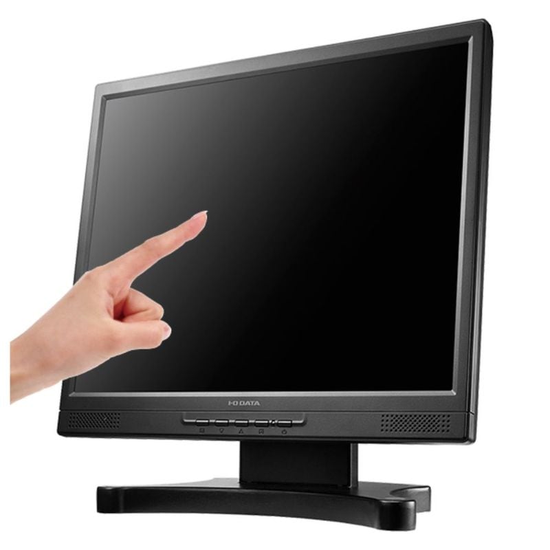 I-O DATA  アイ・オー・データ モニター  LCD-AD173SFB-T (17型 SXGA タッチパネル対応 アナログRGB, DVI-D チルト 内蔵スピーカー VESA 5年間保証) ブラック