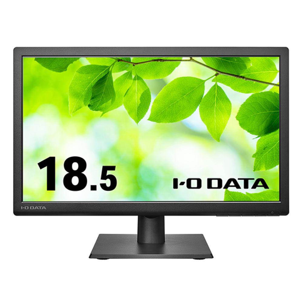 I-O DATA アイ・オー・データ モニター ディスプレイ LCD-AH191EDB (18.5型 FWXGA ADS 非光沢 HDMI D-Sub チルト 内蔵スピーカー VESA 5年間保証) ブラック