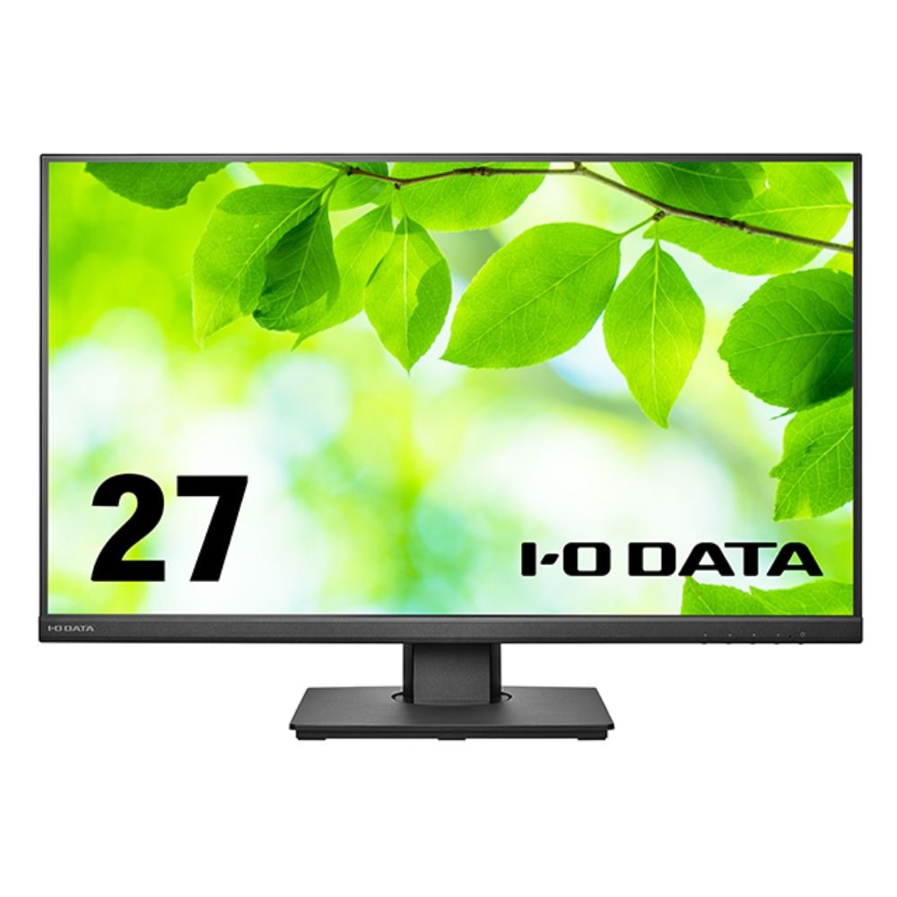 I-O DATA モニター LCD-DF271EDB-F (27型 FHD ADS 非光沢 HDMI DisplayPort D-sub チルト ピボット 高さ調整 スイベル 内蔵スピーカー VESA 5年間保証) ブラック