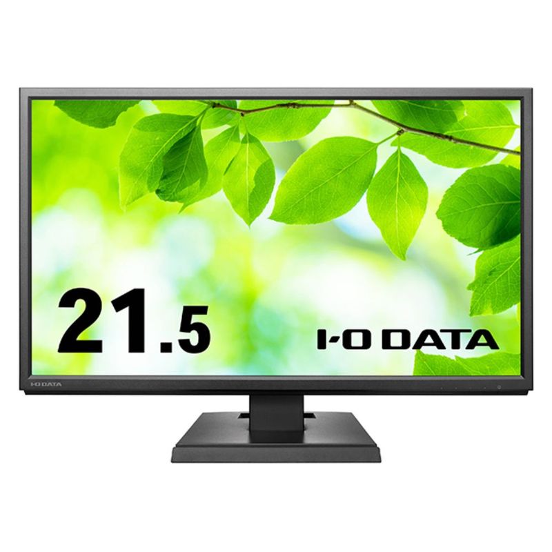 I-O DATA アイ・オー・データ モニター LCD-DF221EDB-A (21.5型 フルHD IPS(ADS) 非光沢 HDMI DisplayPort D-sub チルト VESA 内蔵スピーカー 5年間保証) ブラック