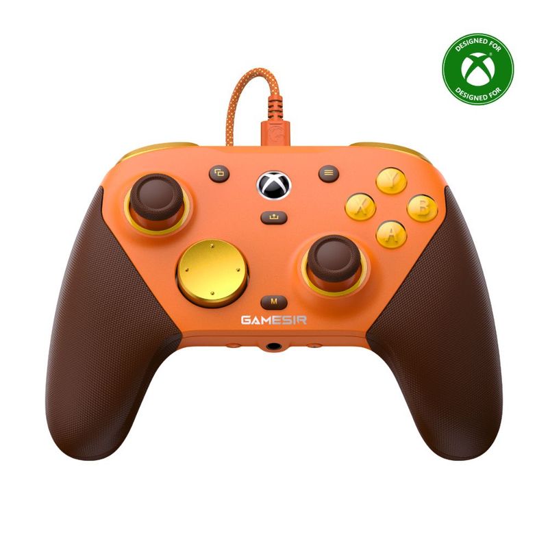 GameSir G7 Pro Orange 無線 有線 ゲームコントローラー (Xbox公式ライセンス取得品 Windows PC Android 2.4GHz Bluetooth USB Type-C ジャイロあり 充電台つき)