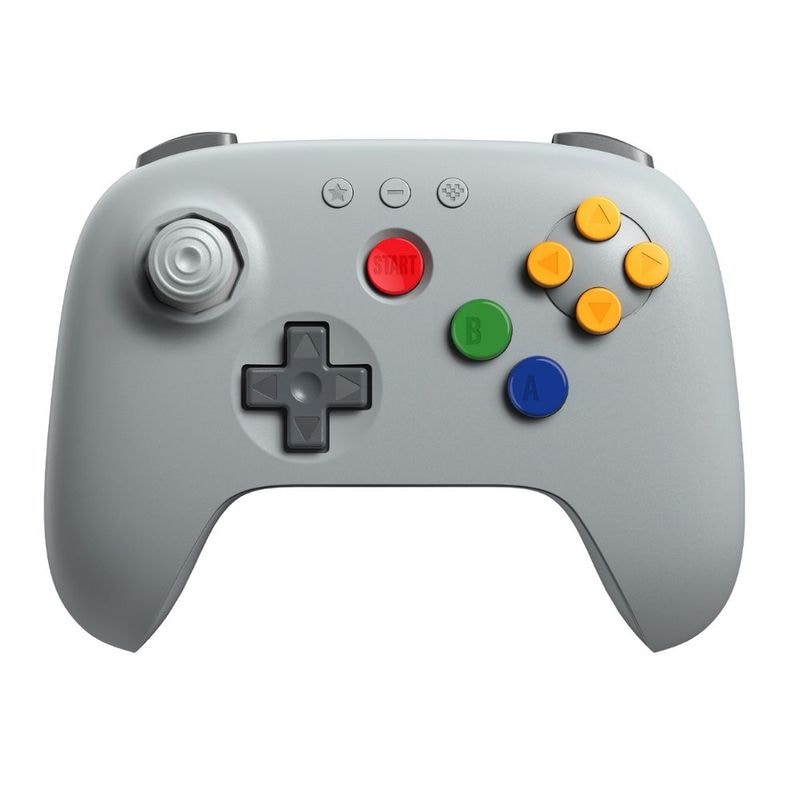 8BitDo 64 Bluetooth Controller Grey 無線 有線 ゲームコントローラー (Switch Switch2 Windows Android Bluetooth)