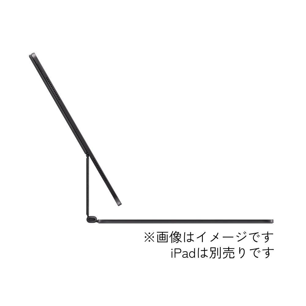 Apple アップル キーボード Magic Keyboard 英語(US) 13インチ iPad Pro (M4) 用 ブラック MWR53LL/A 国内正規品