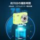 SAC CONNECT MINIカメラ SMC01-YE	( 約100万画素 CMOSセンサー 固定焦点 0.96インチ液晶画面 microSD対応 動画撮影 レトロモード 小型デジタルカメラ) イエロー