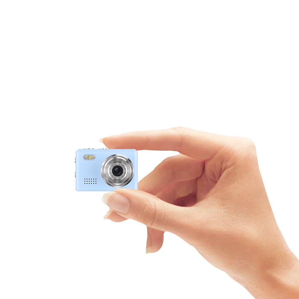 SAC CONNECT MINIカメラ SMC01-BL	( 約100万画素 CMOSセンサー 固定焦点 0.96インチ液晶画面 microSD対応 動画撮影 レトロモード 小型デジタルカメラ) ブルー