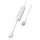 ELECOM エレコム 独立差込口付き タップ 4＋1個口 T-ADR5-2530WH ( 3m スイング トラッキング防止プラグ ほこり防止シャッター ) ホワイト