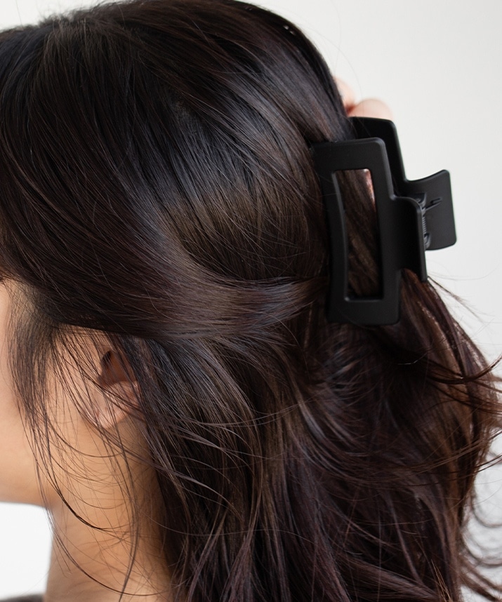 ヘアクリップ《スクエア型バンスクリップ 全3色》 | ヘアー