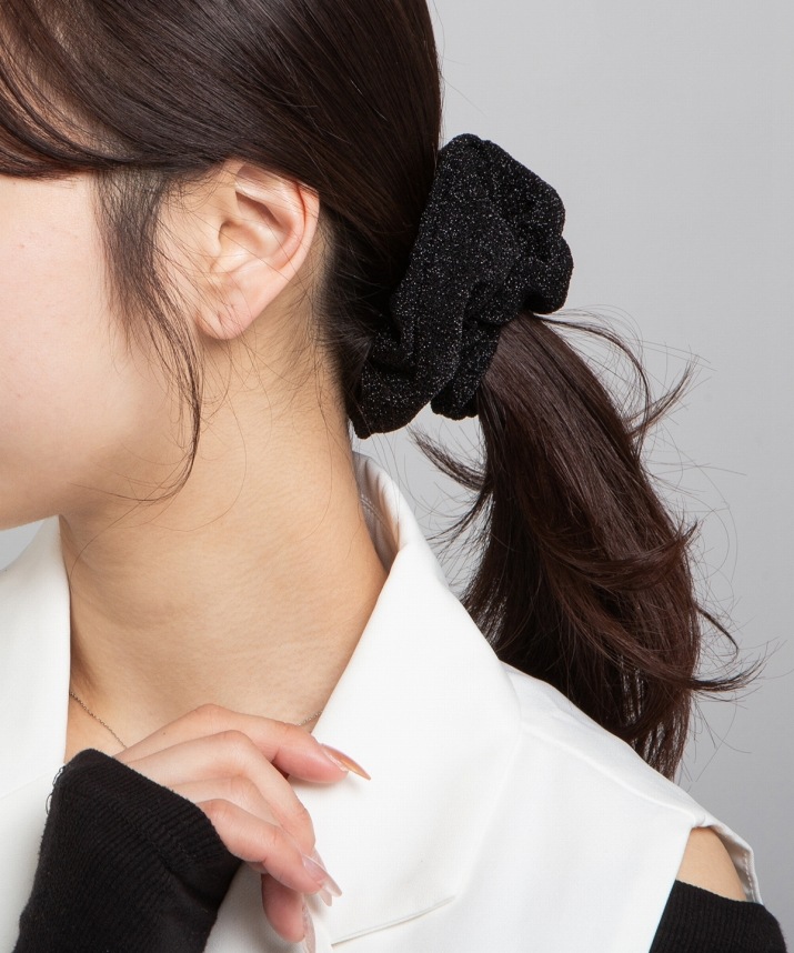 ヘアアクセサリー megoam ラメシュシュ 全3色 | ヘアーアクセサリー | LUMIERU