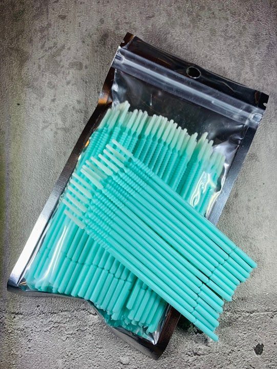 特別価格] まつ毛パーマ用品 - ミントブルー薬剤塗布・拭きとり まつ毛