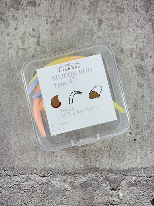 特別価格 まつ毛パーマ用品 Type Cロッド 16種類入りロッドのバラ売りです まつげエクステ商材専門店lashbox