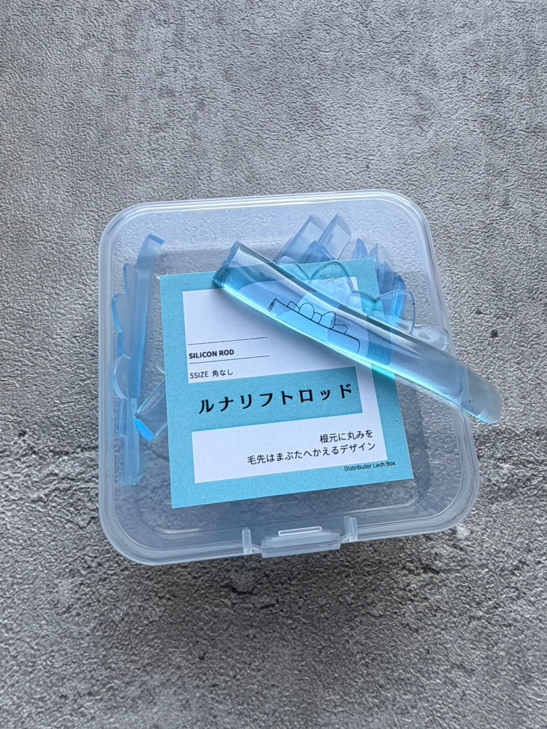 特別価格] まつ毛パーマ用品 - ルナリフト 角なしロッド 5サイズ やわ