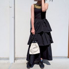 Laule'a レディース&キッズ　フリンジ　ツイード　キャミソール　ラウレア Laulea レディース&キッズ フリンジ ツイード キャミソール ラウレア